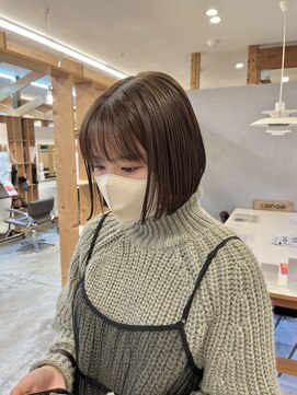 カノエ 松江東津田店(canoe) 柔らかさを感じるボブ