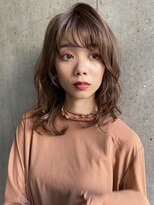 マルツ 銀座(maltu) シースルーバング/レイヤーミディアムパーマ