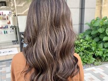 【N+のシークレットハイライト】大人もできる透明感カラー