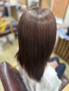 アローズ 大牟田店(arose) ダメージレス髪質改善回数が増えるほど、艶が増す