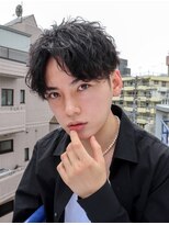 ゴート(GOATO) Vマッシュ 波打ちツイストスパイラル センターパート