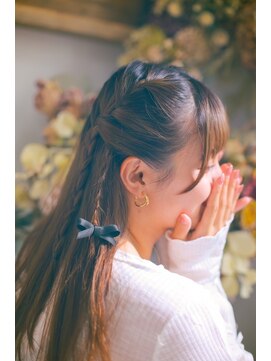 イングローブ ベイシア大原店(Ingrove) バレエコア風ヘアアレンジ
