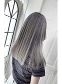 シルバー×バレイヤージュ