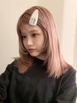 ユニコ(unico) ピンクベージュ/レイヤーカット