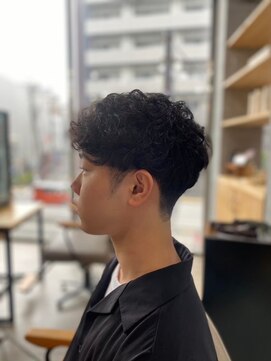 メンズカット バイ ソイクフ(メンズカット by SOY-KUFU) MEN'SHAIRアッシュブラックベリーショートダークアッシュ