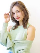 オーロ 宝塚店(ORO)&nbsp;20代30代40代50代斜めバンググレージュカラーシルキーベージュ