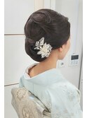 和髪シニヨン