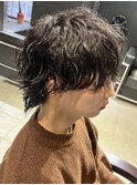 マッシュウルフ/波巻きスパイラルパーマ/スパイラルパーマ