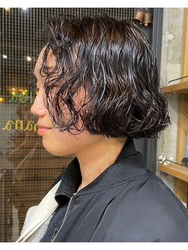 ナループロアオハナ(Nalu pu loa ohana) フレンチボブパーマミニボブパーマ海外風パーマ