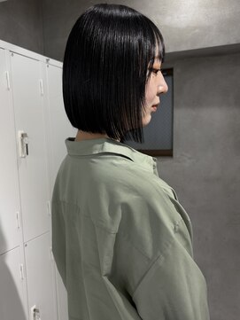 スウィープ(sweep) 偽黒染め/ボブ/髪質改善トリートメント