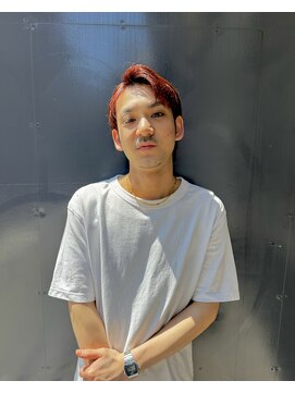 リンネ(Lin'ne) アップバンクショート×オレンジブラウン