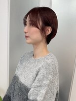 ノブレス ノアール(NOBLESSE NOIR)&nbsp;カシスカラー×マッシュショート