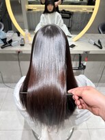 ロンドウル 熊本(Lond ulu) 暗めカラー/レイヤーカット/髪質改善/縮毛矯正/韓国ヘア