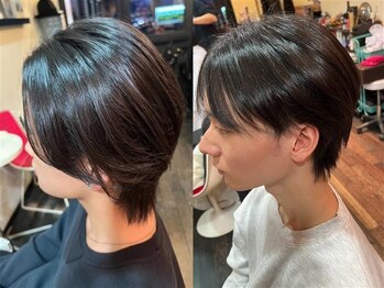 リトルクイニー(LittleQueenie)の写真/【ご新規様☆学割U24】レディース・メンズ☆カット＋パーマ￥11000→￥8250春休み・卒業シーズン学生おすすめ