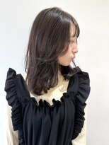 フォーク FOLK 【FOLK】透明感グレージュ☆似合わせゆるふわセミロング♪