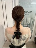 【編みおろし】結婚式／お呼ばれ/同窓会／池袋/ヘアセット