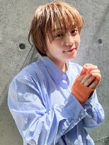 オーブヘアー ハル 佐野店(AUBE HAIR hal)&nbsp;20代・30代_大人かわいい丸みショート_明るめ