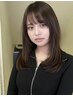 【乾かすだけでまとまる】とぅるんストレート+トリートメント[栄/縮毛矯正]