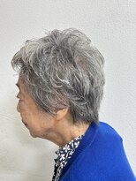 ヘアーアクト(hair act)&nbsp;グレーヘア×ふんわりパーマ