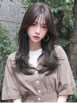 サロンドアイ(salon de i)&nbsp;韓国風ロング × グレージュ