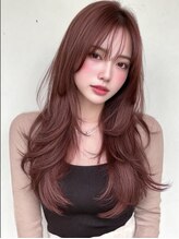 ロッソ ヘアアンドスパ 谷塚店(Rosso Hair&SPA) レイヤーカット/ロングレイヤー/フェイスレイヤー