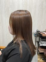 テーラヘアー 袖ヶ浦2号店(TELA HAIR) ベージュカラー×セミロング