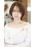 ひし形ショートボブ