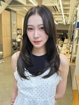 ミリ(mm)&nbsp;10代20代30代レイヤーカットワンカール透明感グレージュ