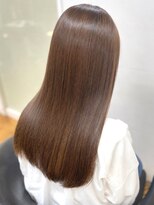 カミラボ(KAMI LABO) ラテベージュ 髪質改善トリートメント 艶髪ストレート ロング