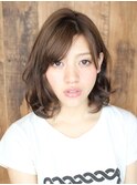 ふんわりラウンドボブ