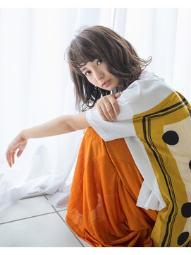 ヘアアンドエステ ヒロイン 西麻布本店(Hair&Esthe HIROIN) 『HIROIN西麻布本店』外ハネボブ