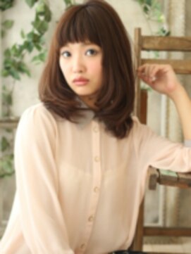 フラミューム 関内店(flammeum) おしゃれなマッシュバングナテュラルミディ【関内　馬車道】