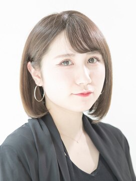 アフロディーテ ギンザ 秋葉原店(APHRODITE GINZA) グレージュカラー/シルキーベージュ/斜めバング/秋葉原