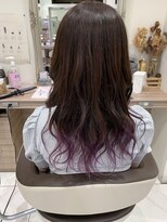 アッシュ 戸田公園店(Ash)&nbsp;裾カラー×パープルグラデーションカラー