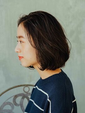 カラーサロンビスカリア 相模原エリア 淵野辺駅店(Color salon Biscaria) 耳かけ☆ツヤ感☆ボブ[淵野辺/淵野辺駅][学割U24]