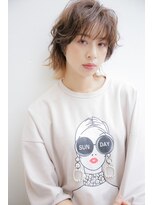 アンベリー(embellie)&nbsp;20代・30代 アッシュ系ショート×インナーオレンジ