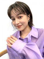 ローウェ 名駅(Louwe)&nbsp;小顔切りっぱなし外ハネミディアム20代,30代,40代[名駅/名古屋駅