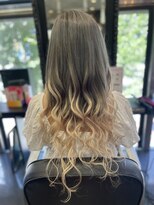 アンリップ ジー(salon unripG) h.i シルバーグレイ グラデーション