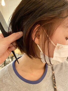 エル(EL by green) (akiko)チョコブラウンカラー×インナーピンクベージュ