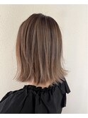 ミルクティーベージュ×バレイヤージュ