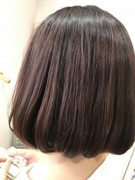 ヘアデザインクラフト(hair design CRAFT) 【CRAFT】オータムカラーボルドー大人バルーンボブ