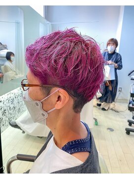 プレデフリュー 北白川本店(PUREE de FLEURS) 20代/30代/ダブルカラー/ピンク/ローズ