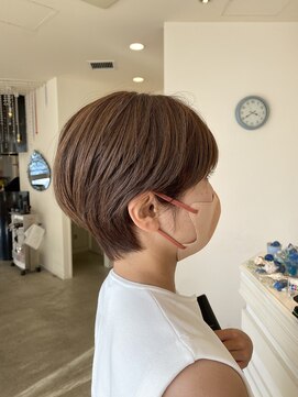 ラシェンテ リセ 西宮北口(La Sente Lycee) 30代40代オススメスタイル小顔マニッシュショートボブ