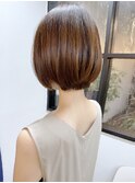 《knit銀座》大人可愛い20代30代40代ショートボブ丸み前下がり