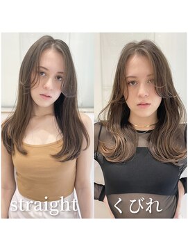 トルネード(TORNADO) 韓国風ヘア 外国人風ヘア くびれヘア グレージュブラウンM1006