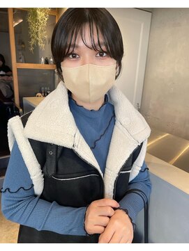 エンシー(ENCI) 耳掛けショート/カーキグレージュ