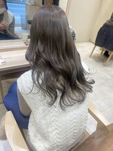 ルーチェヘアー グレージュカラー/江坂美容院/アディクシーカラー/ツイスト巻き