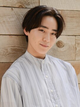 ロアー ヘアー リンク 葛西駅前店(RAWR hair link) 【RAWR】メンズ_ナチュラルセンターパート