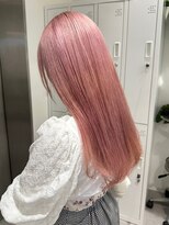 ベレーザ 渋谷(BELEZA)&nbsp;3820ホワイトピンクハイトーンカラー艶髪ミルクティーピンク