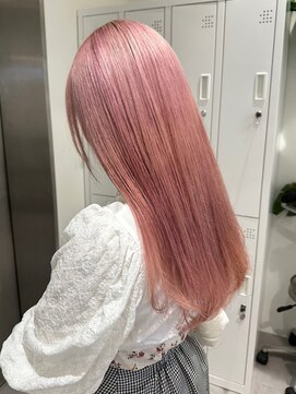 ベレーザ 渋谷(BELEZA) 3820ホワイトピンクハイトーンカラー艶髪ミルクティーピンク